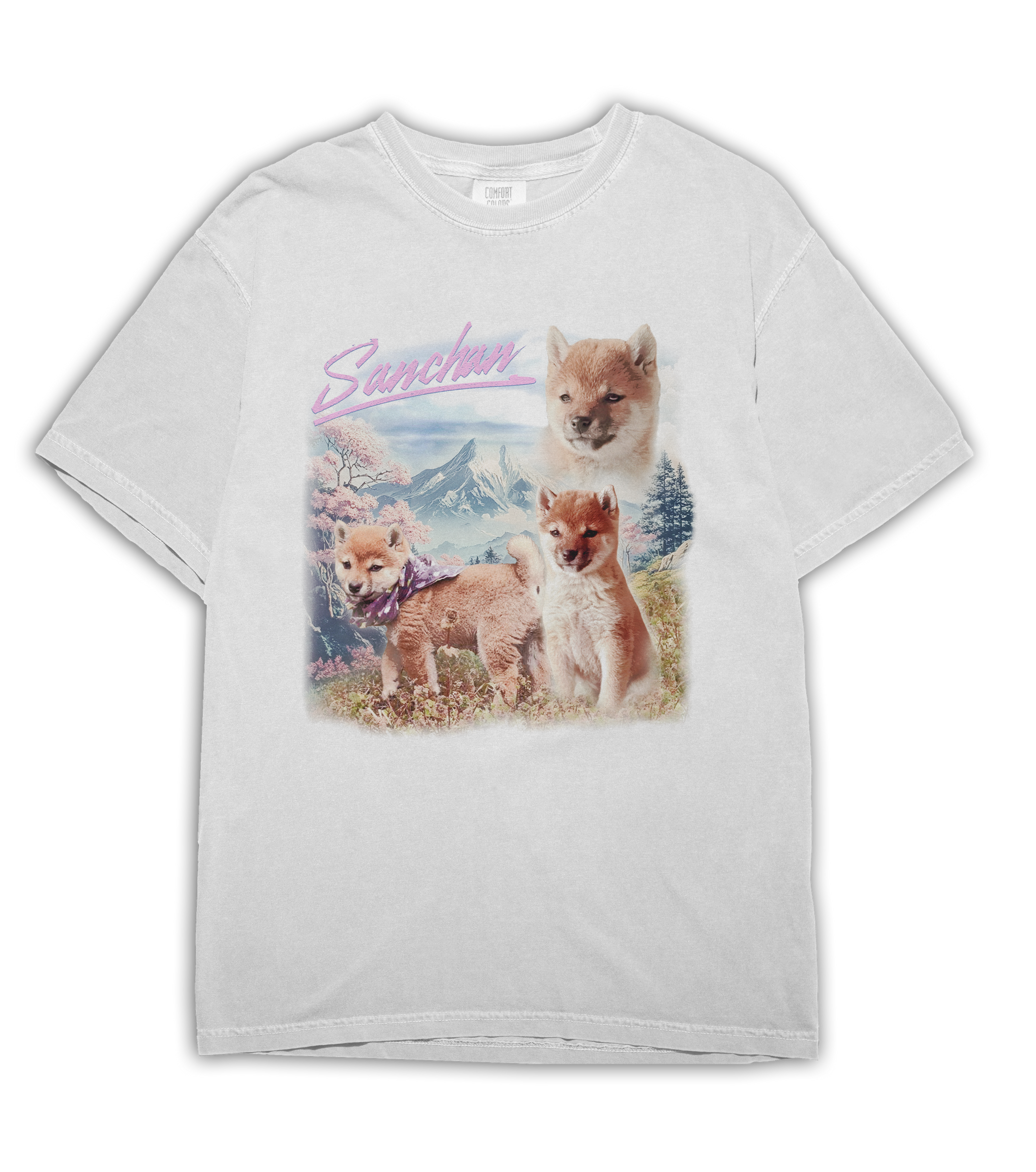 Vintage 80s Japanese Landscape Graphic Tee