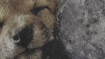 Vintage-Inspired “Howling at the Moon” Shiba Tee